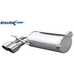 Endschalldämpfer Inoxcar  2x80mm Racing Angled für AUDI A3 (8P1)  3.2 V6 quattro 250ps