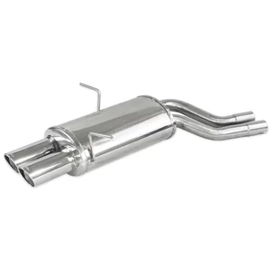 Endschalldämpfer Inoxcar  2x80mm X-Race für BMW 3 Décapotable (E46)  320 Ci 170ps