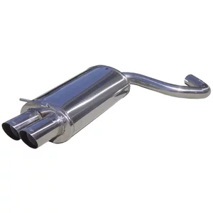 Endschalldämpfer Inoxcar  2x80mm Racing Angled für BMW 3 Touring (E91)  320 d 163ps
