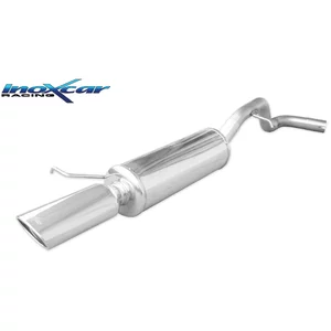 Endschalldämpfer Inoxcar  2x80mm Racing Angled für SEAT LEON (1P1)  2.0 TDI 140ps