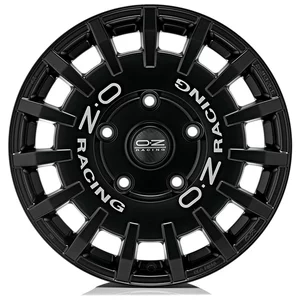 Jantes OZ RALLY RACING 8.0x18 5x114.3 ET35 Gloss Black Silver Lettering