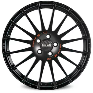 OZ SUPERTURISMO GT - MATT BLACK RED LETTERING