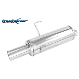 Endschalldämpfer Inoxcar  80mm Rolled für PEUGEOT 106 II (1A_, 1C_)  1.4 i 75ps