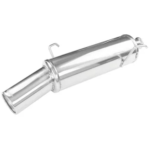 Endschalldämpfer Inoxcar  102mm Rolled für PEUGEOT 206+ (2L_, 2M_)  1.4 i (2LKFWA, 2MKFWA) 75ps