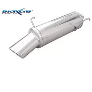 Endschalldämpfer Inoxcar  120x80 Oval für PEUGEOT 206 Berline bicorps trois ou cinq portes (2A/C)  1.4 i 75ps