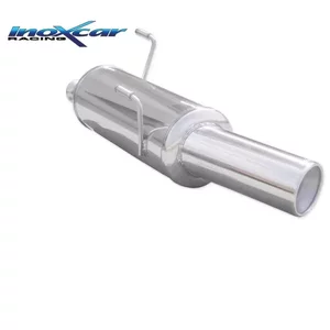 Endschalldämpfer Inoxcar  102mm Rolled für PEUGEOT 206 SW (2E/K)  1.6 16V 109ps