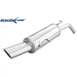 Echappement Final Inoxcar  120x80 Oval pour PEUGEOT 207 CC (WD_)  1.6 16V 120cv