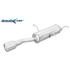 Endschalldämpfer Inoxcar  102mm Rolled für PEUGEOT 306 Décapotable (7D, N3, N5)  2.0 16V 132ps