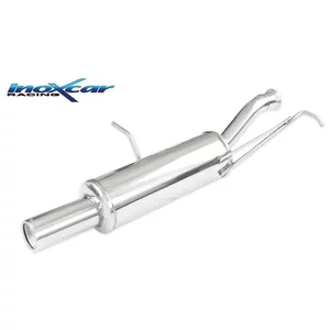 Endschalldämpfer Inoxcar  80mm Rolled für PEUGEOT 307 SW (3H)  1.6 16V 109ps