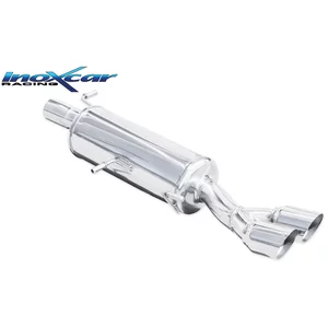 Endschalldämpfer Inoxcar  2x80mm Racing Angled für PEUGEOT 308 I (4A_, 4C_)  1.6 GTi 200ps