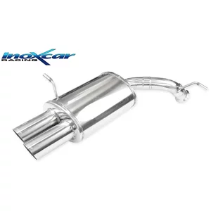 Endschalldämpfer Inoxcar  2x80mm Racing Angled für PEUGEOT 407 SW (6E_, 6D_)  2.7 HDi 204ps
