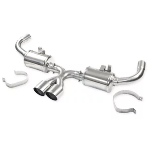 Echappement Final Inoxcar  2x90mm Racing pour PORSCHE 718 CAYMAN (982)  S 2.5 (982130, 982131) 350cv