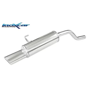 Endschalldämpfer Inoxcar  120x80 Oval für RENAULT CLIO III (BR0/1, CR0/1)  1.6 16V GT (BR10, CR10) 128ps