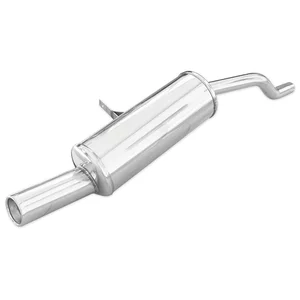 Endschalldämpfer Inoxcar  80mm Rolled für RENAULT CLIO III (BR0/1, CR0/1)  1.2 16V (BR0P, CR0P) 101ps