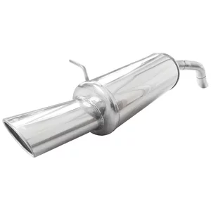 Echappement Final Inoxcar  120x80 Oval pour RENAULT CLIO III (BR0/1, CR0/1)  1.2 16V (BR02, BR0J, BR11, CR02, CR0J, CR11) 75cv
