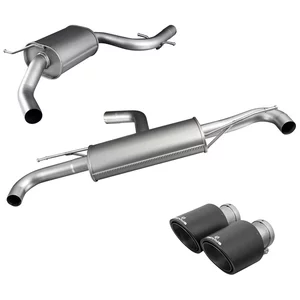 Cat-Back Remus  102mm Carbon pour VW GOLF VI Décapotable (517)  2.0 GTI 211cv
