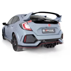 Cat-Back Remus  3" 3x102mm Carbon pour HONDA CIVIC X Berline bicorps trois ou cinq portes (FC_, FK_)  2.0 Type-R (FK8) 320cv
