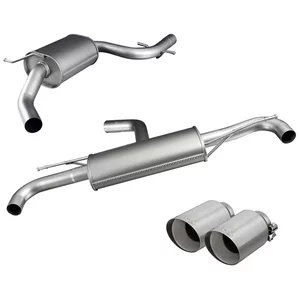 Cat-Back Remus  102mm Angled pour VW GOLF VI (5K1)  2.0 GTi 210cv