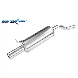 Endschalldämpfer Inoxcar  80mm Rolled für RENAULT TWINGO II (CN0_)  1.2 Turbo (CN0C, CN0F) 100ps