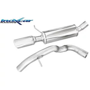 Endschalldämpfer Inoxcar  120x80 Oval für SEAT LEON (1M1)  1.8 T Cupra R 209ps