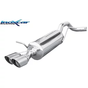 Echappement Final Inoxcar  2x80mm Racing Angled pour SKODA FABIA II (542)  1.4 TSI RS 180cv