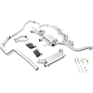 Cat-Back Stoll Sport  Oval Black Tips für AUDI A6 C8 Avant (4A5)  RS6 TFSI Mild Hybrid quattro 600ps
