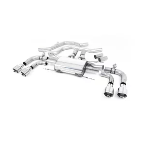 Cat-Back Milltek  2.75" Quad 100mm GT100