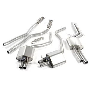 Catback Milltek Resonated 2.75" (Sorties d'origine) pour AUDI A6 C7 Avant (4G5, 4GD)  RS6 performance quattro 605cv