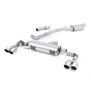 Cat-Back Milltek  3" Polished GT90 pour AUDI A1 (8X1, 8XK)  S1 quattro 231cv