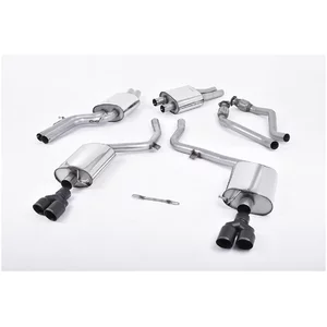 Cat-Back Milltek  2.35" Twin 80mm GT80 pour AUDI A4 B8 Avant (8K5)  S4 quattro 333cv