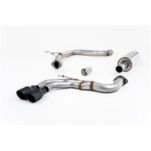 Cat-Back Milltek  2.75" Twin Cerakote Black GT-80