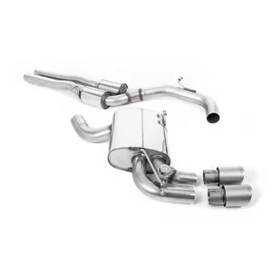 Cat-Back Milltek  3" Twin 90mm GT90 pour AUDI A3 Sportback (8PA)  RS3 quattro 340cv