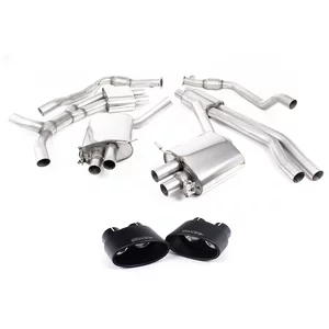 Cat-Back Milltek  2.75" Cerakote Black Tips