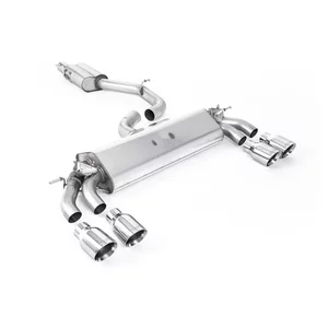 GPF-Back Milltek  3" Quad 100mm GT100