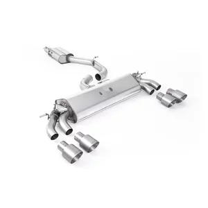 GPF-Back Milltek  3" Quad 100mm GT100