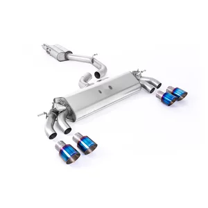 GPF-Back Milltek  3" Quad 100mm GT100