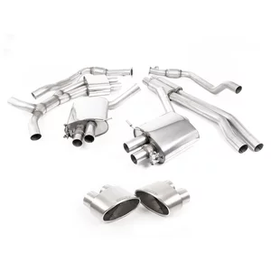 Cat-Back Milltek  2.75" Brushed Titanium Oval Tips