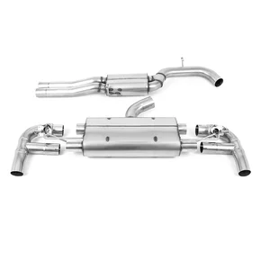 GPF-Back Milltek  3.15" Polished Trims pour AUDI A3 Sportback (8VA, 8VF)  RS3 quattro 400cv