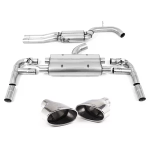 GPF-Back Milltek  3.15" Polished Trims pour AUDI A3 Limousine (8VS, 8VM)  RS3 quattro 400cv