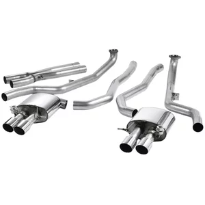 Cat-Back Milltek  3" Quad 90mm GT90 pour BMW 5 (F10)  M5 560cv