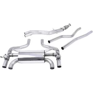 Cat-Back Milltek  N/A Carbon Jet-90 Trims pour BMW 2 Coupé (F22, F87)  M2 370cv
