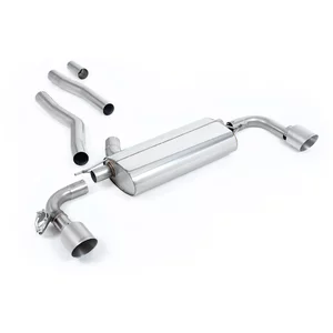 GPF-Back Milltek  3" Brushed Titanium GT-115 pour BMW 1 (F40)  128 ti 265cv