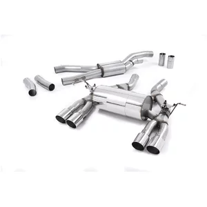 Cat-Back Milltek  2.75" Quad 90mm GT90 pour BMW 4 Coupé (F32, F82)  M4 431cv