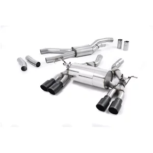Cat-Back Milltek  2.75" Quad 90mm GT90 pour BMW 4 Coupé (F32, F82)  M4 Competition 450cv