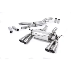 Cat-Back Milltek  2.75" Quad 90mm GT90 pour BMW 4 Coupé (F32, F82)  M4 431cv
