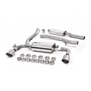 Cat-Back Milltek  3" Dual Brushed Titanium  GT-115 pour FORD FOCUS III  2.3 RS AWD 350cv