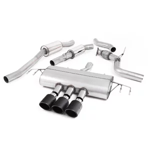 Cat-Back Milltek  3" Triple JET-100 Carbon