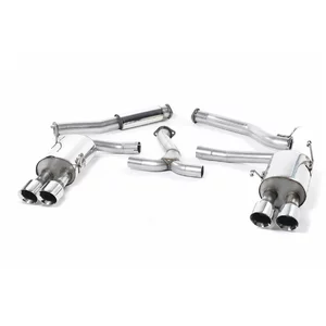 Catback Milltek Resonated 3" Quad 100mm GT100