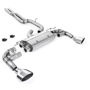 GPF-Back Milltek  3.15" 150 X 95mm Polished Oval pour CUPRA FORMENTOR (KM7, KMP)  2.5 VZ5 4Drive 390cv