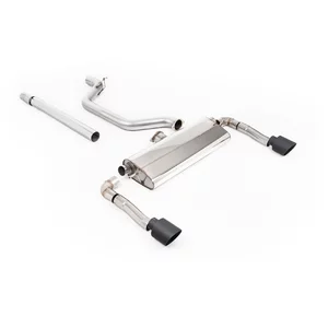 GPF-Back Milltek  3.15" Cerakote Black GT-115 pour CUPRA LEON (KL1, KU1, KUG)  2.0 TSI 245cv